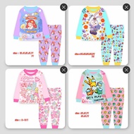 [3-13 years old] Cuddle Me Girl Kids Children Pyjamas Long Sleeves PJ Set