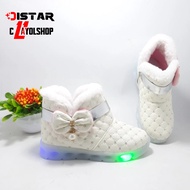 Girls LED Light Boots | CNL LED Fur Boots with Beautiful Fur