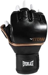 Everlast Titan Grappling Gloves - Color Black, Sizes S/M and L/XL - Ideal for Grappling, MMA, and Training