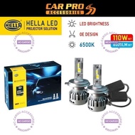 HELLA LED Projector Solution Headlight 110W 8000LM / Set 6500K Bulb Set H1 H4 H7 H8 H11H16 9005 9006