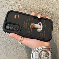 HP Phone Case For Samsung S24 FE S20 FE Samsung S21 FE Case Coffee fashion Softcase Silicone Phone C