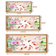 Ready stock 5D daimond painting full -tranh đính đá120*50cm full