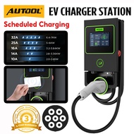 AUTOOL C701 Smart EV Charger 32A 7kW Type 2 (IEC-62196-2) Fast Wallbox Charging Station with 8M Cabl