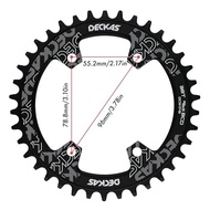 Chainring Deckas 32T 34T 36T 38T BCD Asymmetric wide narrow for single chairing bicycle 96BCD