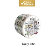 M&G zZoton Series Sticker Masking Tape DIY Paper Tape Week After Week 5M P1