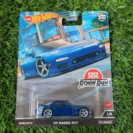 Hot Wheels Premium Mazda RX7 Ronin Run Blue