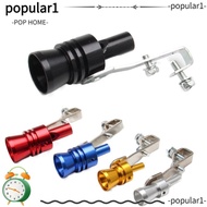 POP Exhaust Pipe Turbo Sound Whistle, L/XL Aluminum Turbo Sound Whistle, Universal Fake Turbo Whistle