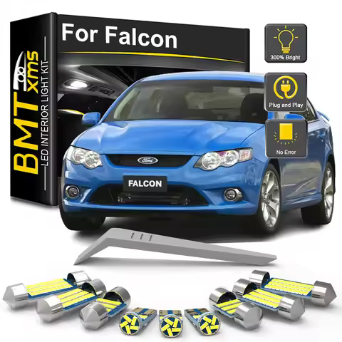 BMTxms LED Interior Light Bulb Kit For Ford Falcon FG G6E FGX AU BA BF XR6 XR8 2000-2010 2011 2012 2