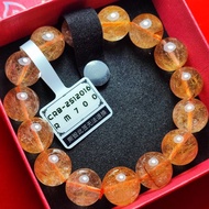 【818泰国佛牌】紅发晶 水晶手串 Red Rutilated Quartz Bracelet CRB-2512016