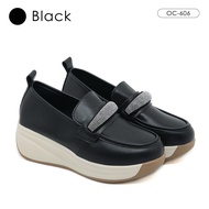 OCTAVIA Sepatu Sneakers Casual Highsole Wedges Wanita #OC-606