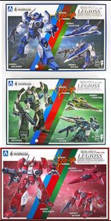 [代訂] Aoshima 青島 1/48 機甲創世記 藍綠紅機 可變模型