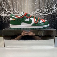 👟實物相多色 Off White x Nike Dunk Low LTHR Green Ow 綠色 板鞋  Size：36 36.5 37.5 38 38.5 39 40 40.5 41 42 42.