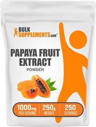 BulkSupplements.com Papaya Fruit Extract Powder - from Carica Papaya, Papaya Extract - For Digestive