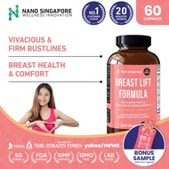 Breast Lift Formula w/ Carica Papaya, Dong Quai - Breast Health Supplement, Supports Firm & Bouncy S