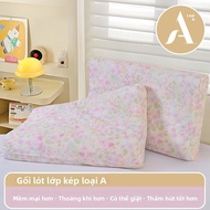 MUSHABAI | Bao Gối Cotton Hai Lớp Thoáng Khí 30x50cm 40x60cm