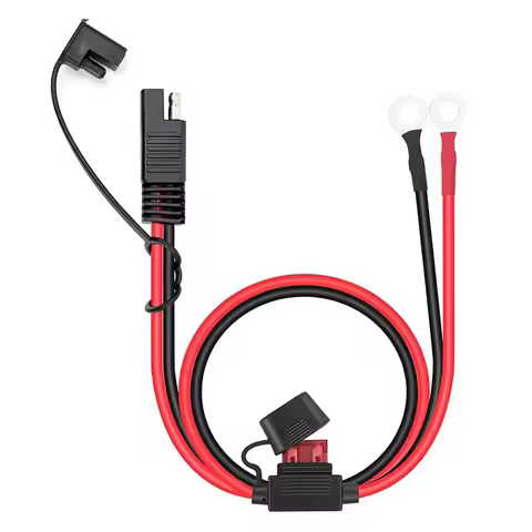 Quick Release SAE Cable With Fuse Terminal O Connector Battery Charger Extension Adapter Wire 16AWG 