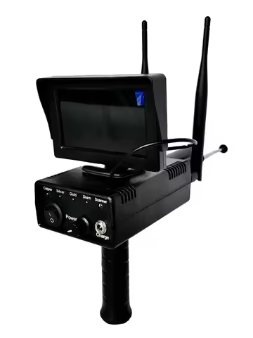 AKS Plus 3D Underground Metal Detector – Automatic Long-Range Deep Search for Gold, Silver & Diamond