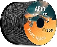 Abio Paracord 425 3 mm 30 m Nylon Rope Cord Nylon Cord for Bracelets Guy Ropes Camping Rope Washing