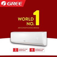 GREE 1.5HP Non-Inverter R410 Air Conditioner (GWC12QC-K3NNB4F)(KOTA BHARU ONLY)