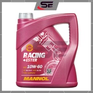 MANNOL Racing+Ester Fully Synthetic 10W60 Engine Oil 4Litre Mannol 7902 Minyak Enjin Oil Minyak Hita