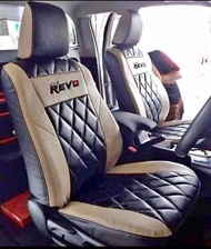🔥ส่งฟรี🔥 1 คู่ หุ้มเบาะรถยนต์ คู่หน้า REVO แบบสวมทับเบาะรถยนต์ ลาย VIP เลือกสีได้ ( LINE 4 )