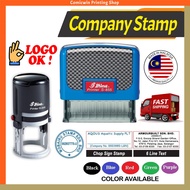 【INSTANT】Rubber Stamp Cop Customize (Self-ink Company Stamp) Shiny Stamp Cop Nama Cop Syarikat Cop J