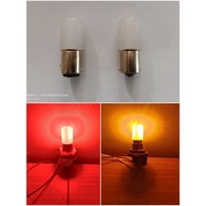 Red LED Bulb 1157 & Orange LED Bulb 1156 untuk lampu belakang albino/smoked Wira Saga BLM Iswara Kan