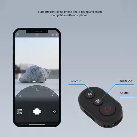 Bluetooth Remote Control Fit for Insta360 X5 X4 X3 X2 GO 3 GO 3S Action Camera Wireless Shutter Cont