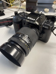 Nikon F-401s 菲林相機（個冚壞咗需要自行修理）連鏡頭AF zoom nikkor 35-105mm