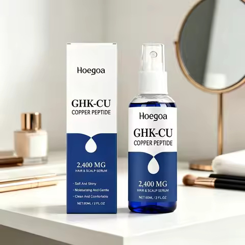 Hoegoa Ghk‑cu Copper Peptide Hair Serum Improve Dry Split Plit Hair End Repair Scalp Barrier Fast Ab