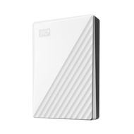 5TB My Passport Portable External Hard Drive with password protection and auto backup software, Whit