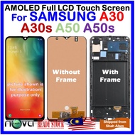 (+Frame) NGS AMOLED Full Set LCD Screen Fit For SAMSUNG Galaxy A30 / Samsung A30s / Samsung A50 / SA