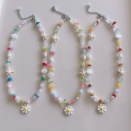Daisy Color Changing Stone Oyster Shell Star For Wearing To The Beach Necklace The