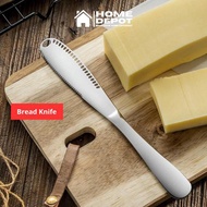 Pisau Roti Tawar Stainless Gerigi Oles Mentega Makan Kue Bread Knife