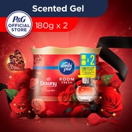 Ambi Pur Room Fresh Gel Downy Passion Premium Parfum 180 g x 2