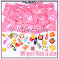 SM 10Pcs Miniature Food / Cake / Snack bucket / Snack / Supermarket Snack