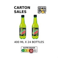 Mountain Dew 400ml Bottle Drinks Carton Sales (24 bottles per carton)