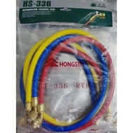 R32 R410 R22 R134a Manifold hose / Refrigeration Charging Hose Gas Hose / Aircond HS-336 HS-360 3ft 