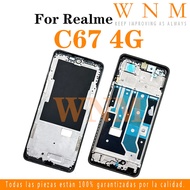 Middle Frame For OPPO Realme C67 4G LCD Housing Middle Frame Plate Cover Bezel replacement parts