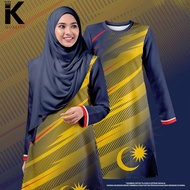 Baju Muslimah Jersey Custom Name Baju Lelaki Dewasa Baju Muslimah Joyah Plus Size Baju Muslimah Blue