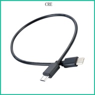CRE USB C To Micros USB Cord For Data Syncing And Powering Devices 25cm 9 84inch