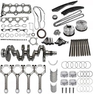 ATATQW G4FG 1.6L Engine Overhaul Rebuild Kit Crankshaft Rods Pistons & Rings Set 243702B800 23110-2B
