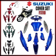 SUZUKI FX110 FX 110 COVER SET COVERSET KAVERSET BODY KAVER CAVER FRAME MERAH BIRU BLACK HITAM BLUE R