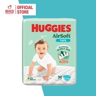 HUGGIES AIR SOFT DIAPERS M 52S