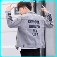 Ready Stock jaket jeans lelaki denim coat Spring and Autumn New Chinese Style Fashion Denim Jacket M