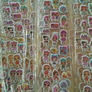 Long Lol Embossed Sticker / Long Lol Frozen princess Sticker