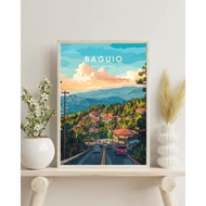 Baguio Travel Poster, Baguio Wall Art, Baguio Poster Print, Baguio Photo, Baguio Decor, Philippines,