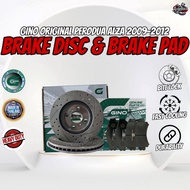 GINO BRAKE DISC / DISC ROTOR - PERODUA ALZA 2009-2025