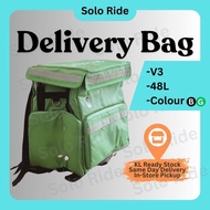 (PREMIUM) V3 Food Delivery Bag Delivery Food Beg Penghantaran Makanan Backpack Rider Motor Beg Grab 