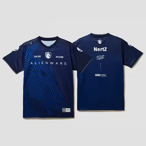 Team Liquid 2026 CS2 Jersey CSGO Esports Team Training Uniforms Major Twistzz Custom T-shirts Unisex